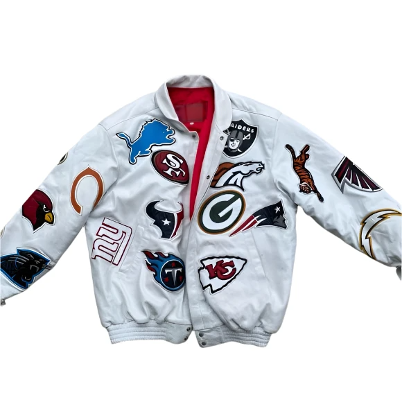 High-quality NFL jacket designed by Jeff Hamilton in USA