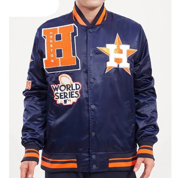 Buy Mash Up Houston Astros Navy Jacket