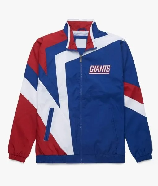 San Francisco Giants blue and red windbreaker jacket

