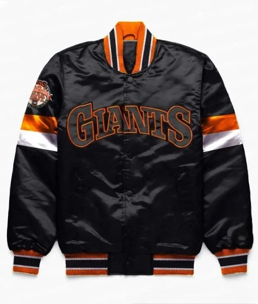 San Francisco Giants home game varsity satin jacket

