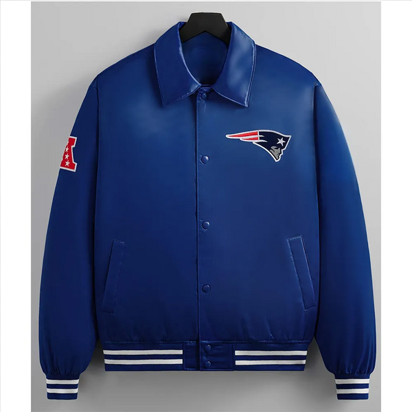 NFL New England Patriots Satin Jacket for Men and Women