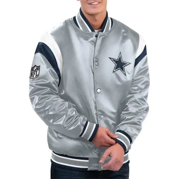 NFL Dallas Cowboys Satin Jacket Men and Women