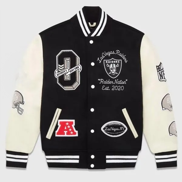 OVO Las Vegas Raiders varsity jacket

