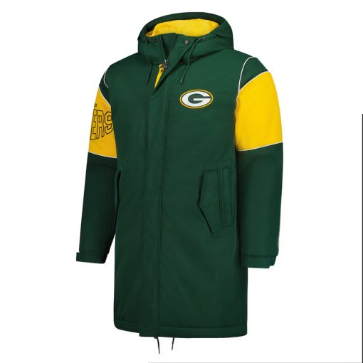 Unisex Packers jacket with yellow accents and team logo


