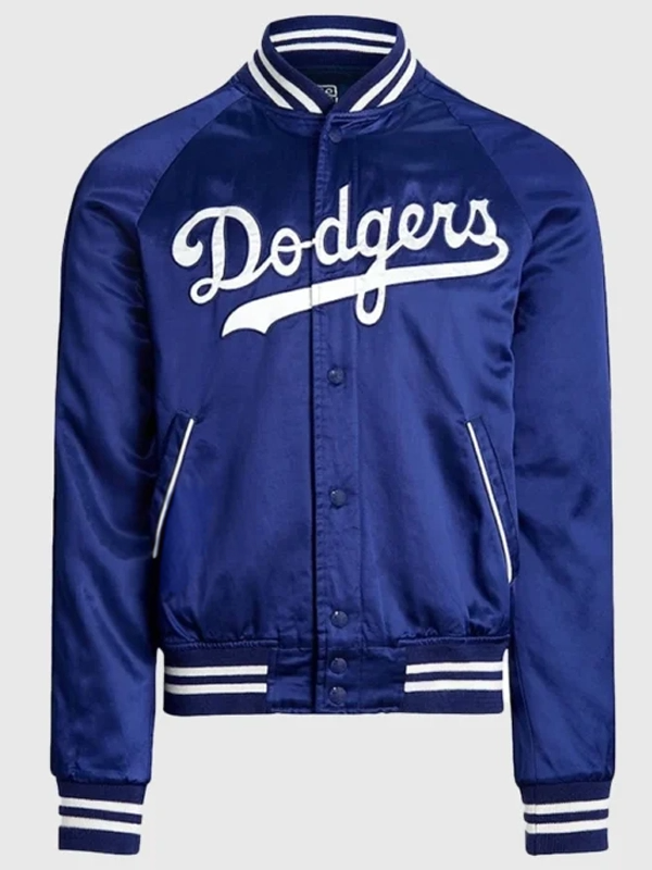 Buy MLB Los Angeles Dodgers Satin Jacket Men and Women