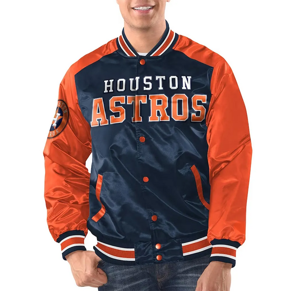 MLB Houston Astros Satin Jacket Men and Women