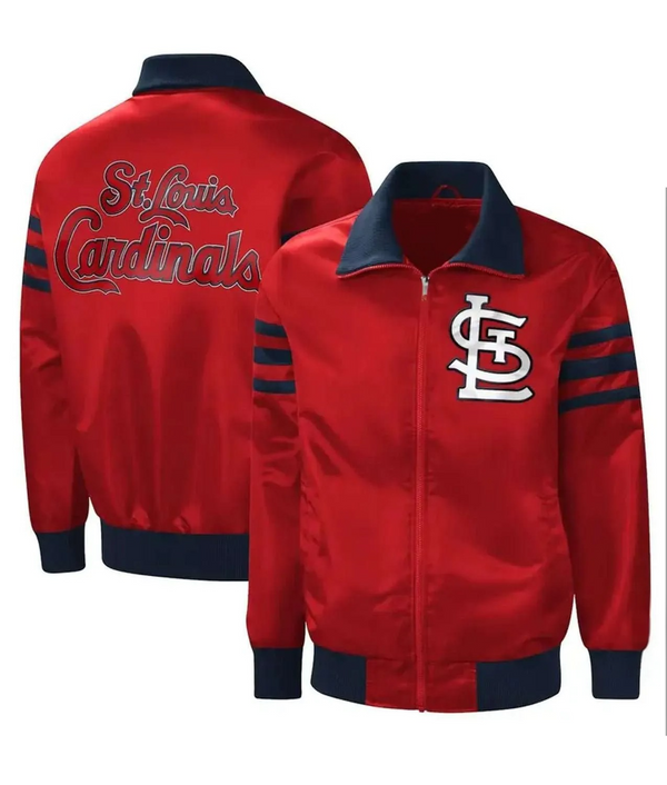 St. Louis Cardinals Captain II red satin jacket

