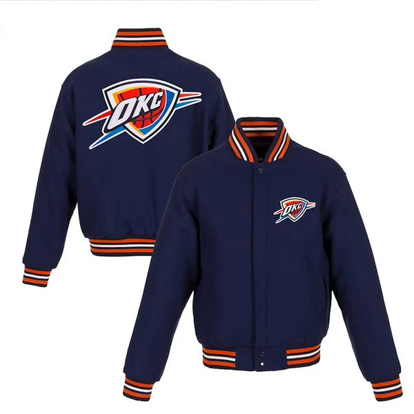 NBA Oklahoma City Thunder Wool Jacket For Men and Women