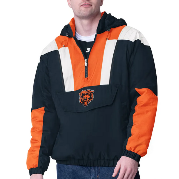 NFL Chicago Bears Charger Half-Zip Pullover Jacket