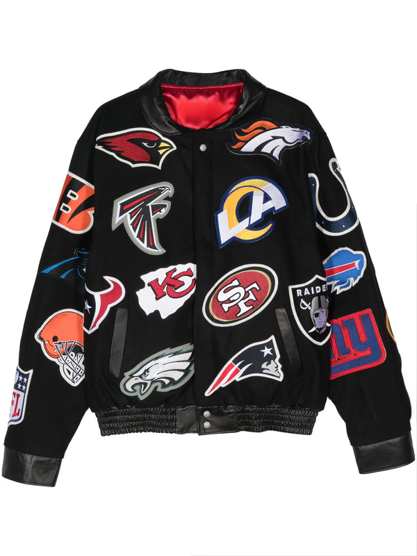 Buy NFL All Teams Logo Bomber Jacket For Men and Women