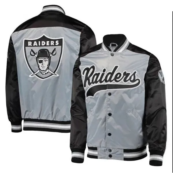 Las Vegas Raiders Tradition II satin jacket

