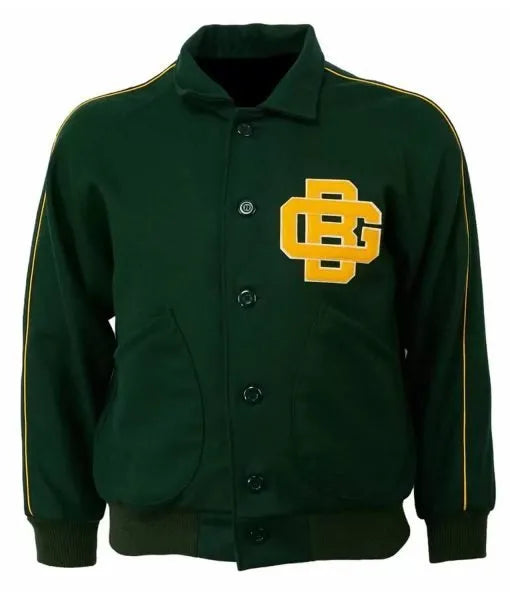 Green Bay Packers 1950 varsity jacket front view


