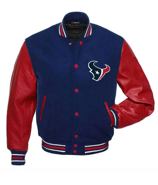 NFL Houston Texans wool Jacket For Men and Women