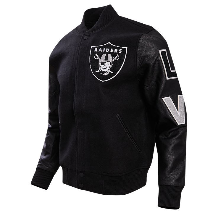 Men's Las Vegas Raiders Classic Wool Varsity Jacket in United State Market