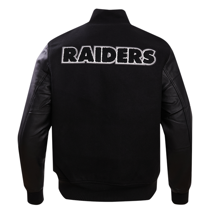 Las Vegas Raiders Wool Varsity Jacket for Men in American Market