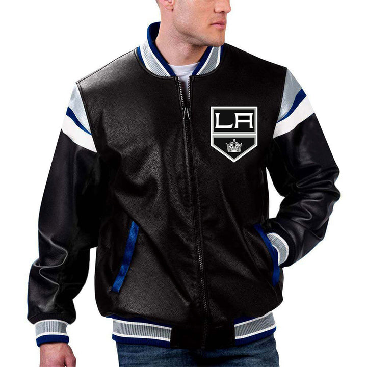 The Pricy NHL Los Angeles Kings Leather Jacket in France style