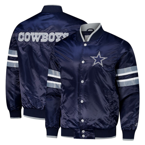 Men's Dallas Cowboys The Varsity Raglan Satin Jacket