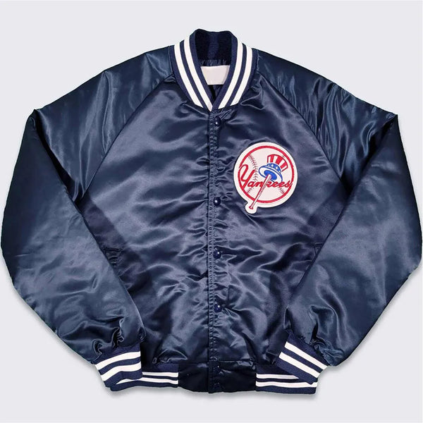 Vintage 80's New York Yankees Bomber Jacket with Logo in American market