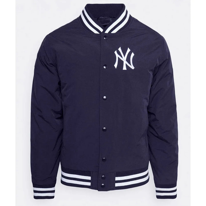 Fashionable New York Yankees Navy Black Jacket for Casual Outings in USA