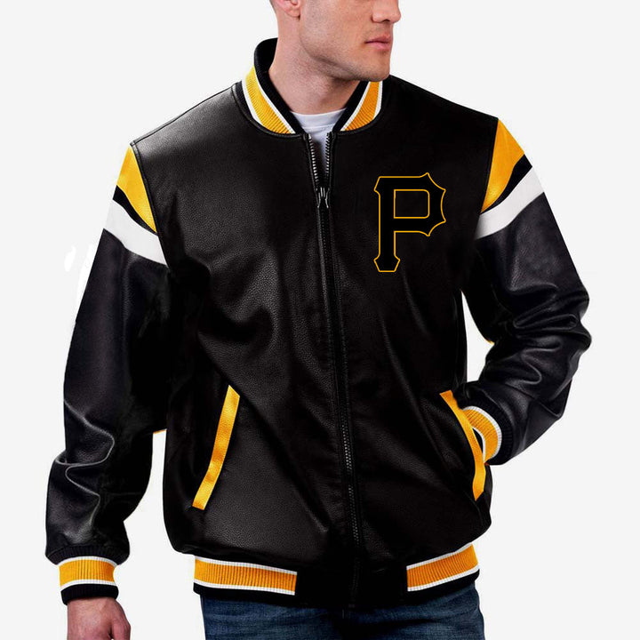 Pittsburgh Pirates leather outerwear in France style