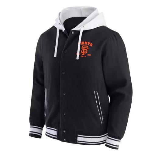 unisex cotton jacket with Giants logo MLB apparel

