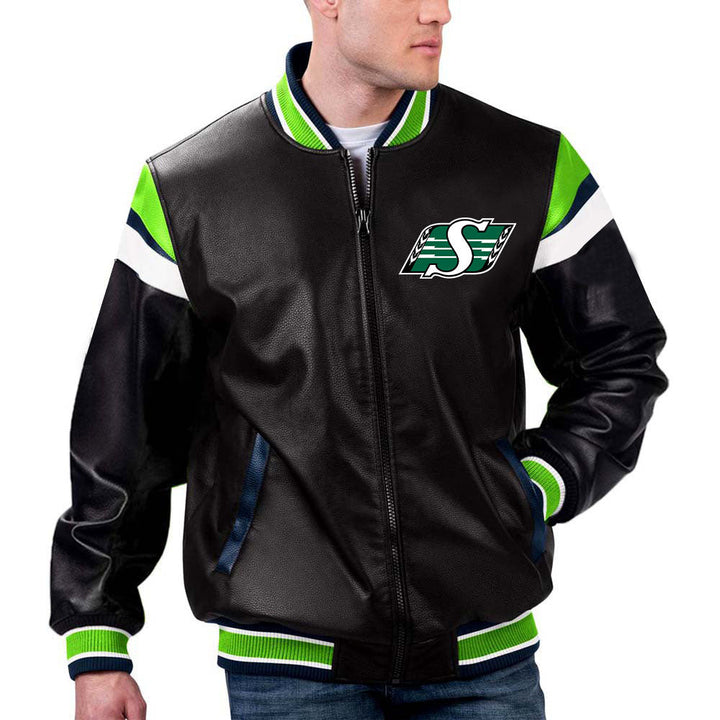 The Pricy CFL Saskatchewan Roughriders Jacket in France style