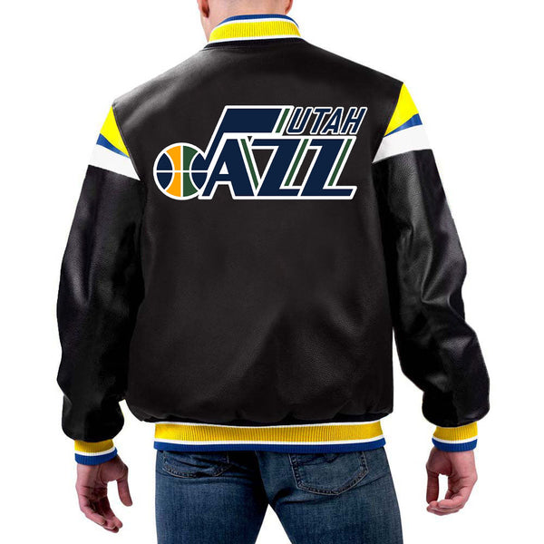 NBA Utah Jazz Leather Jacket for Men and Women in USA