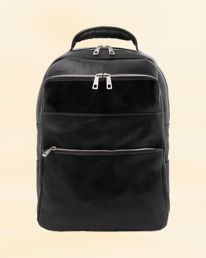 Leather Melbourne laptop backpack, perfect for the professional on the go