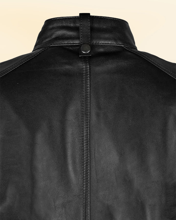 Bradley Cooper Black Style Leather Jacket for Men in USA market