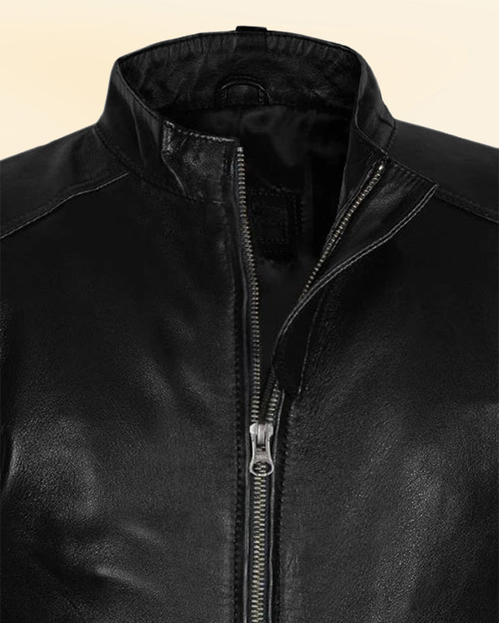 The Ultimate Men's Leather Jacket Inspired by Bradley Cooper's Black in American style