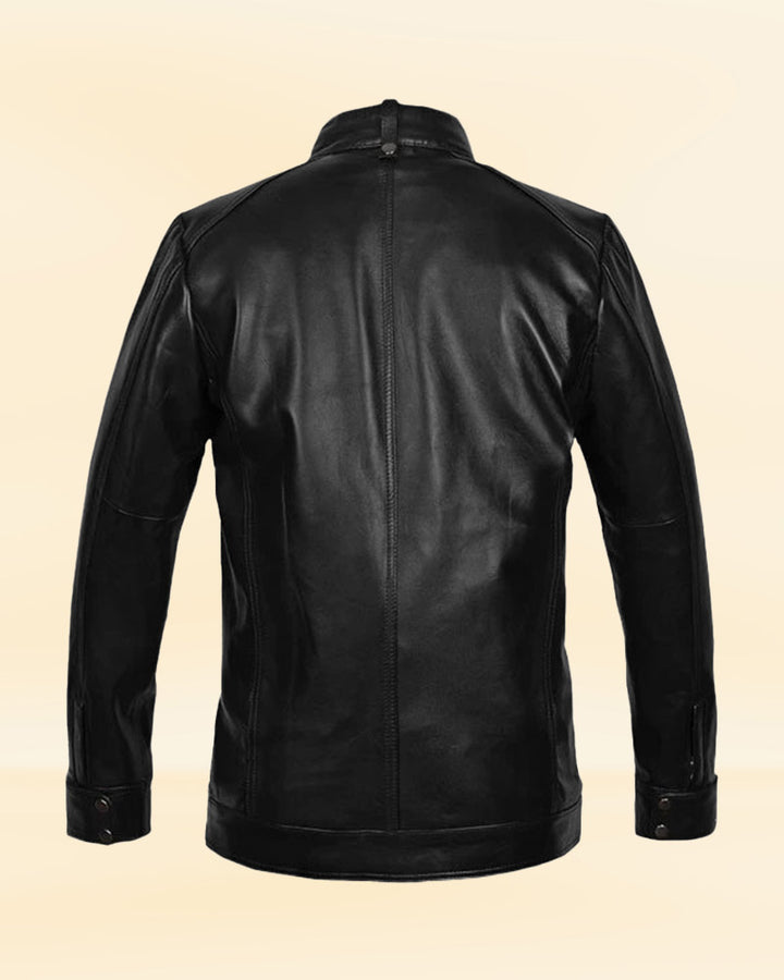 Men's Celebrity Leather Jacket with a Classic Look in France market