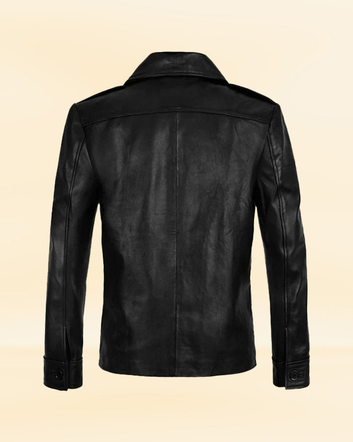 Brad Pitt Leather Jacket for Men's Casual and Formal Style in US market