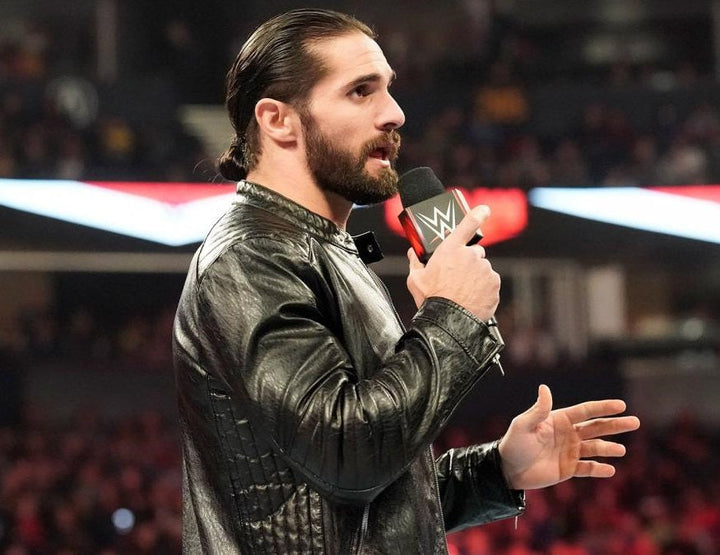 Fashionable Seth Rollins leather jacket in black for WWE fans in United state market