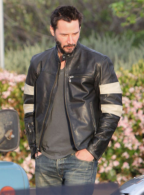 The Ultimate Men's Leather Jacket Inspired by Keanu Reeves' Style in American style