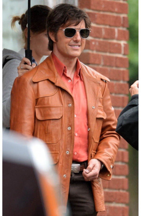 Premium leather jacket worn by Tom Cruise in USA market
