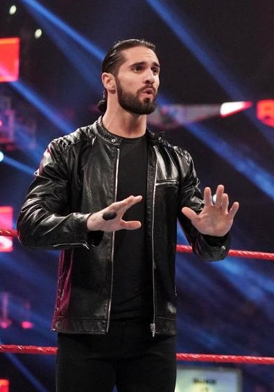 Seth Rollins' WWE attire: Black leather jacket for a standout style in American style
