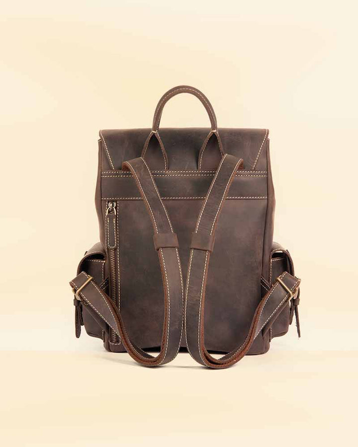 Classy Leather Mini Backpack in United state market