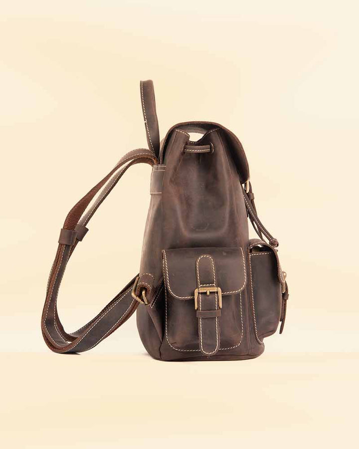 Trendy Multi-Pocket Backpack in American style