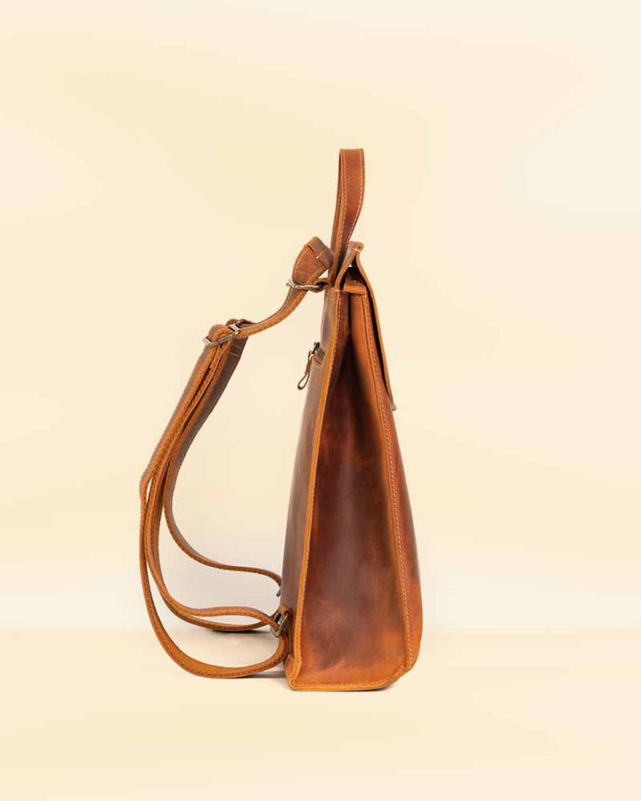 The perfect companion: Pricy Leather Slim Backpack in US market