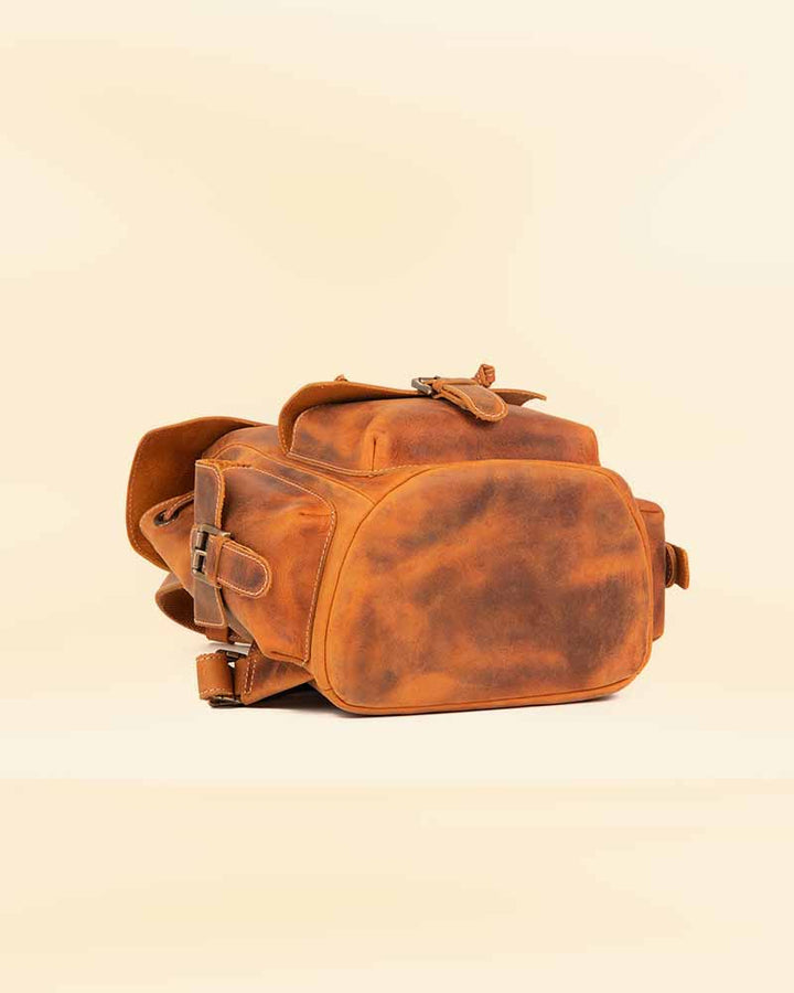 Sleek Leather Mini Backpack in USA market