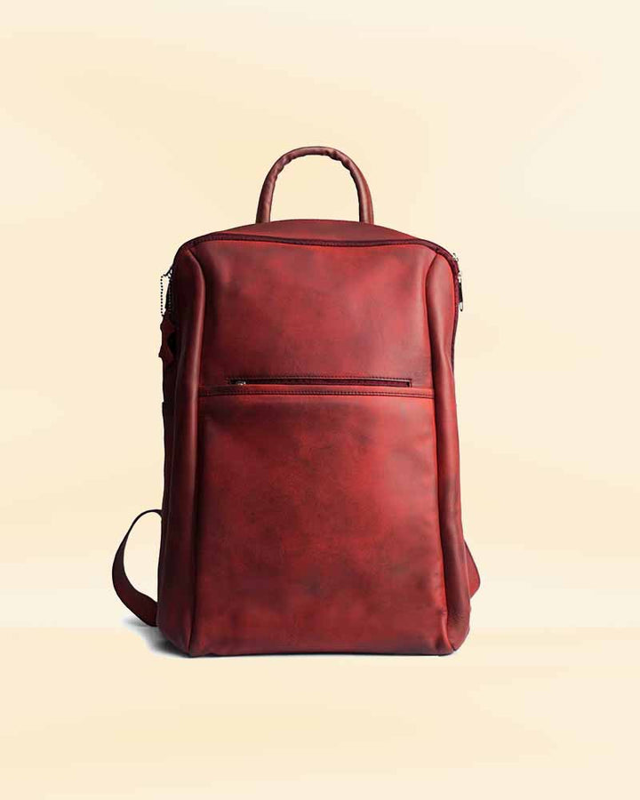 The Distressed Red Backpack IJSA market