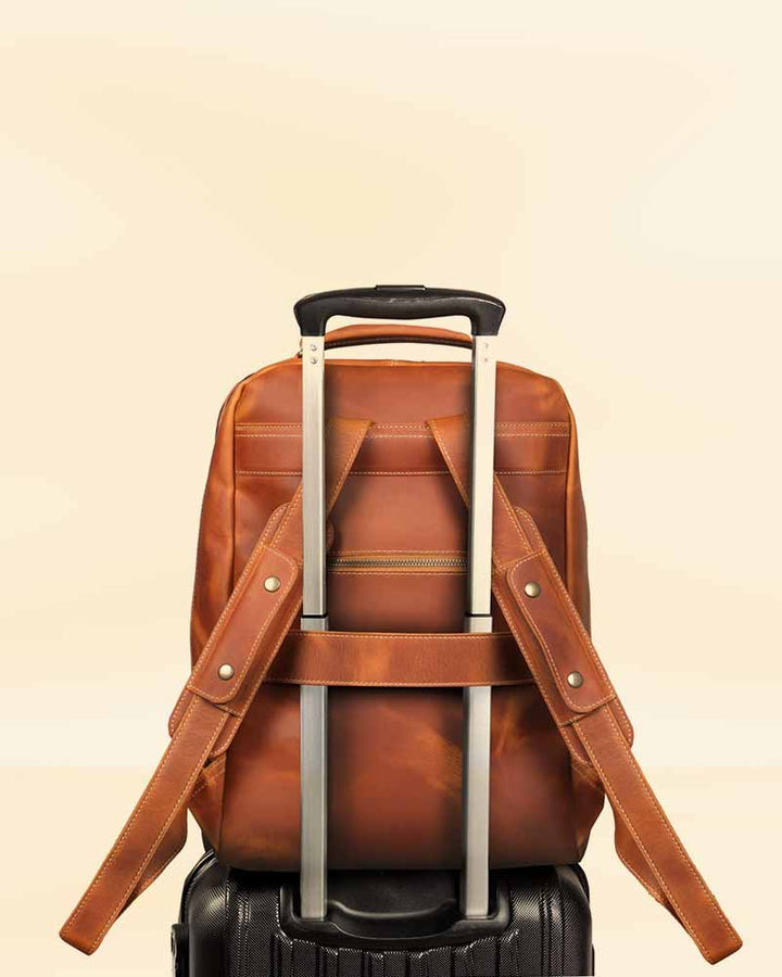 Spacious and organized Pricy Leather Backpack in UK market