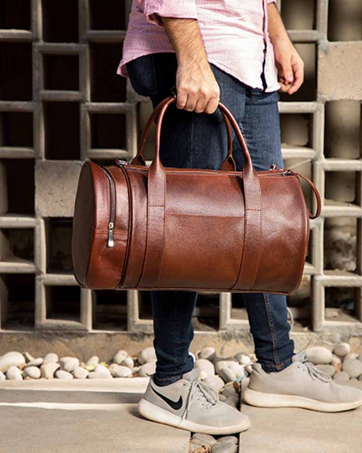 Classic duffle bag for travel in UK