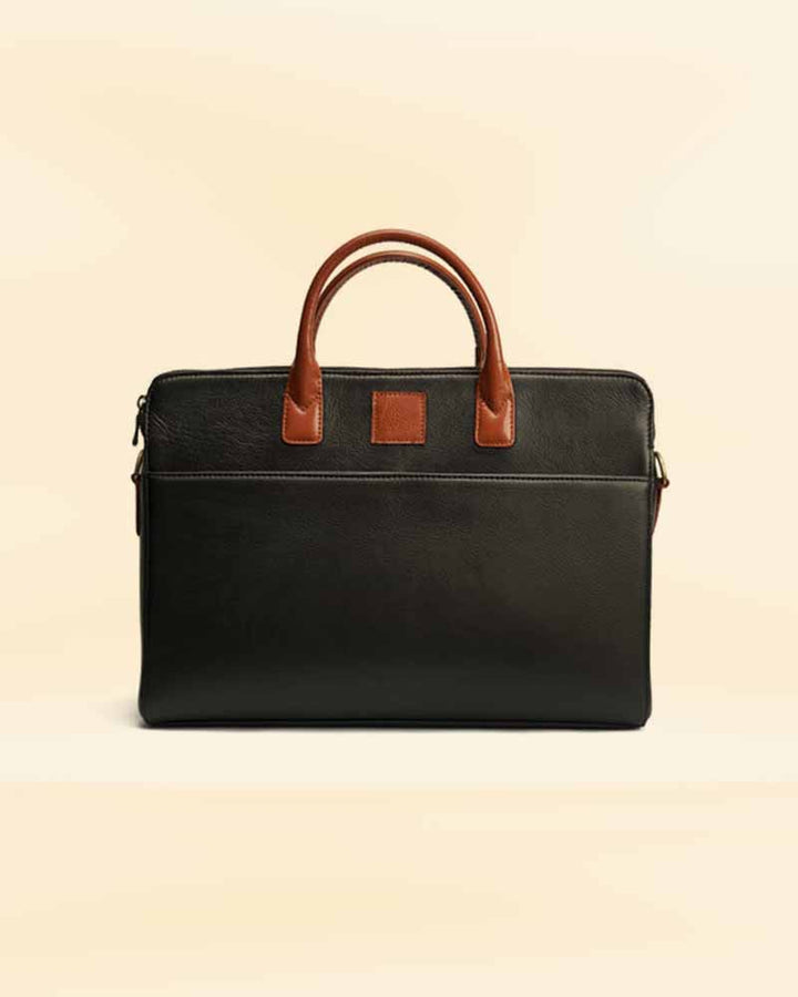 Executive Elite Brown-Black Bag for Modern Professionals  in USA market
