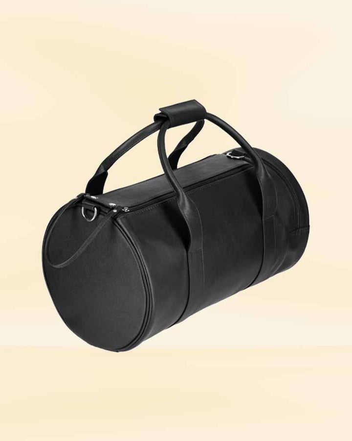 Elegant brown leather travel bag in American market