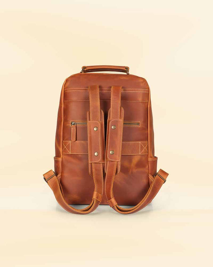 Chic and practical leather backpack crafted from premium materials in USA market