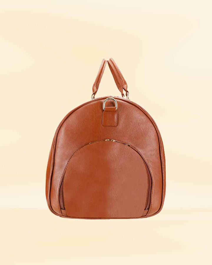 High-Quality Crazy Horse Leather Duffle Bag for Travel in USA market