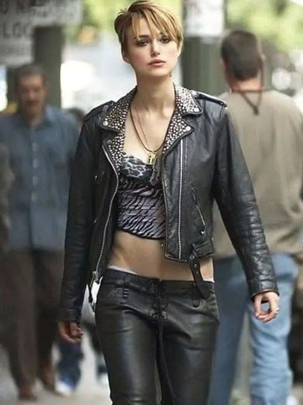 Keira Knightley real leather jacket 