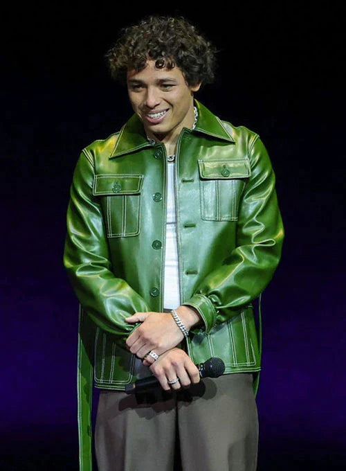 Fashion-forward jacket reminiscent of Anthony Ramos's attire in United state market