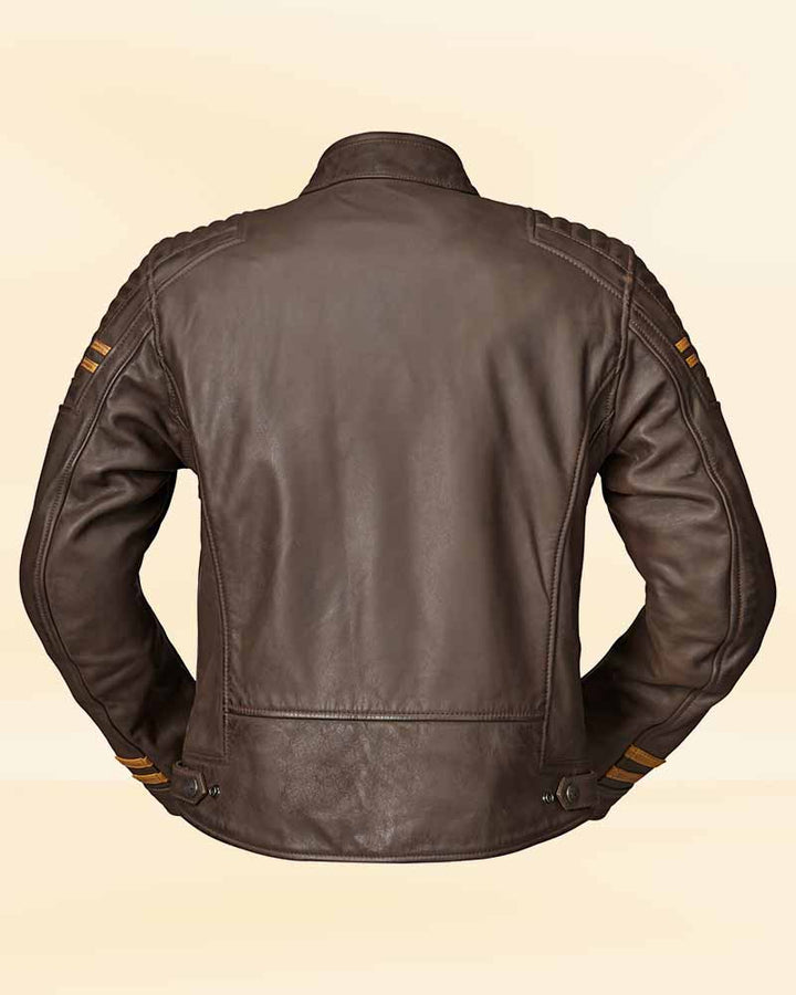 The stylish design of our Held Crayton leather jacket, ideal for the American consumer